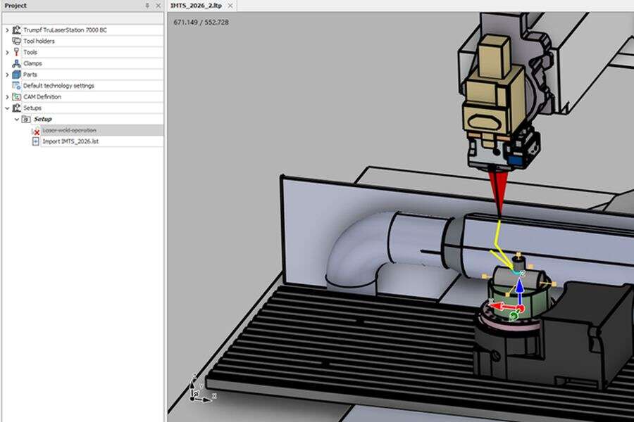 Screenshot placeholder: model preparation in NetVision LaserTools